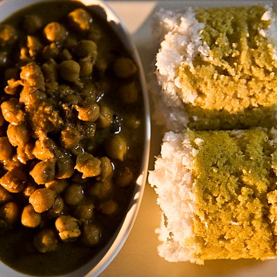 Puttu and Kadala&nbsp;Curry