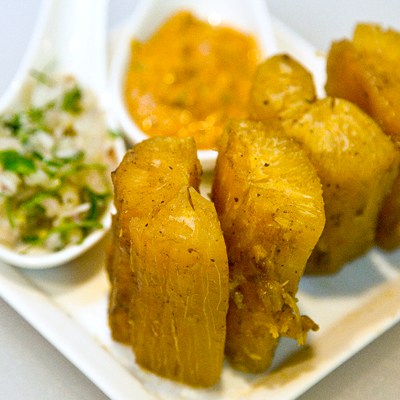 Steamed Tapioca With&nbsp;Relish